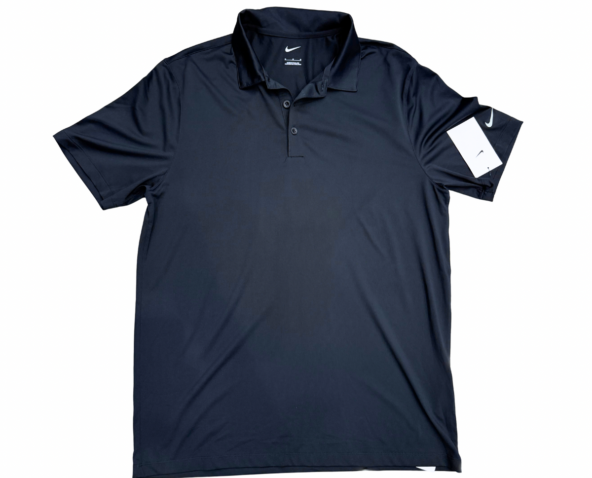 Nike Dri-Fit Performance Black Polo
