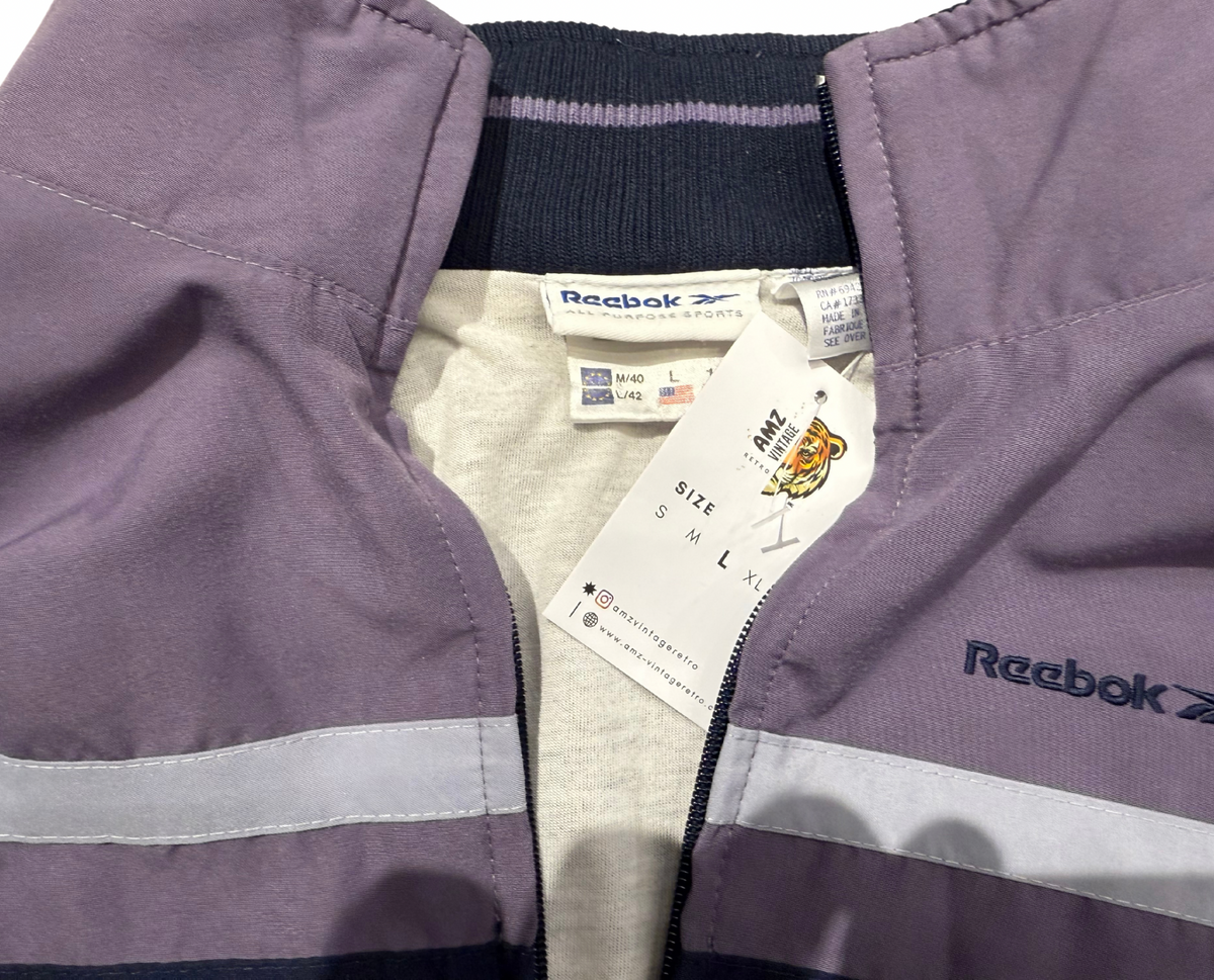 Purple Reebok Track Jacket